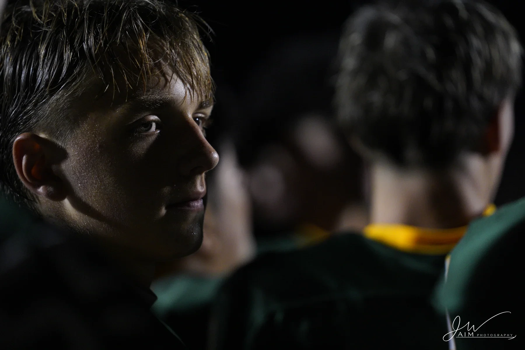 Athlete portrait on the sideline